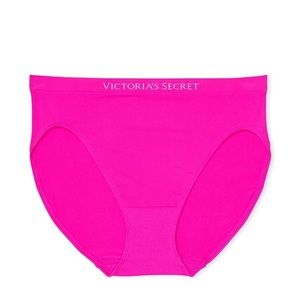 Victoria's Secret Seamless High-Leg Brief Panty Pink Medium NEW